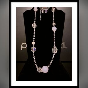 Paparazzi Jewelry Royal Roller Necklace and Earring Set.